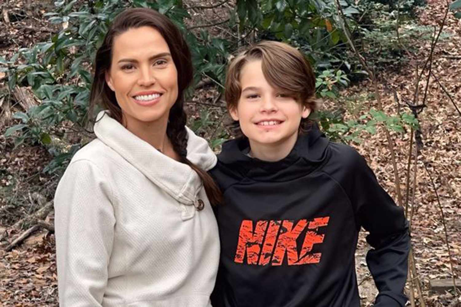 Georgia mother, Brittany Patterson, with her 10-year-old son, Soren